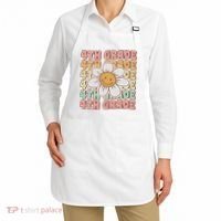 Groovy 4th Grade Back To School First Day Of Fourth Grade Apron thumb 2