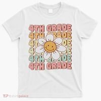 Groovy 4th Grade Back To School First Day Of Fourth Grade T-Shirt thumb 0