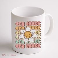 Groovy 4th Grade Back To School First Day Of Fourth Grade Coffee Mug thumb 1