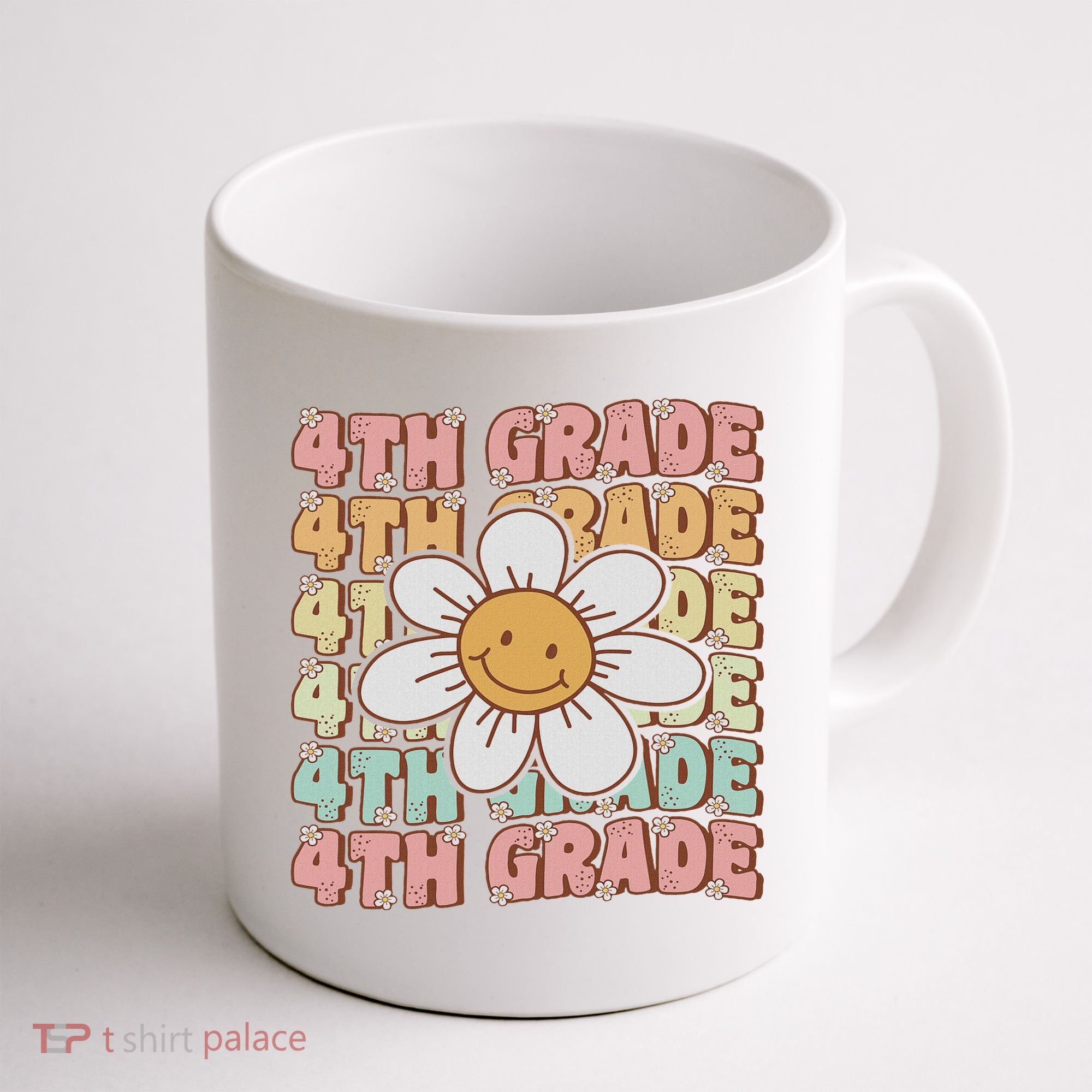 Groovy 4th Grade Back To School First Day Of Fourth Grade Coffee Mug