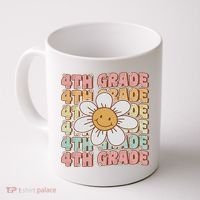 Groovy 4th Grade Back To School First Day Of Fourth Grade Coffee Mug thumb 0