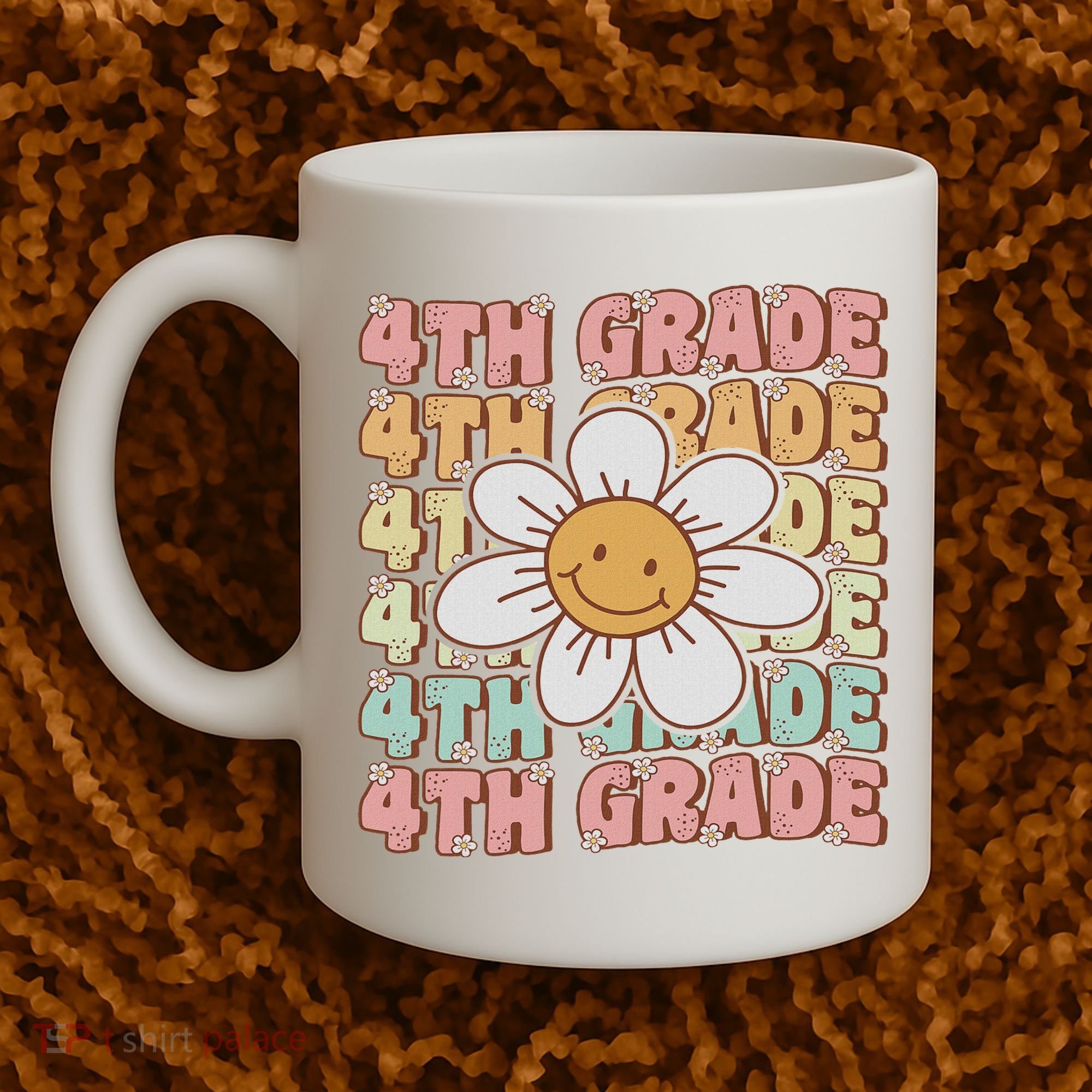 Groovy 4th Grade Back To School First Day Of Fourth Grade Coffee Mug