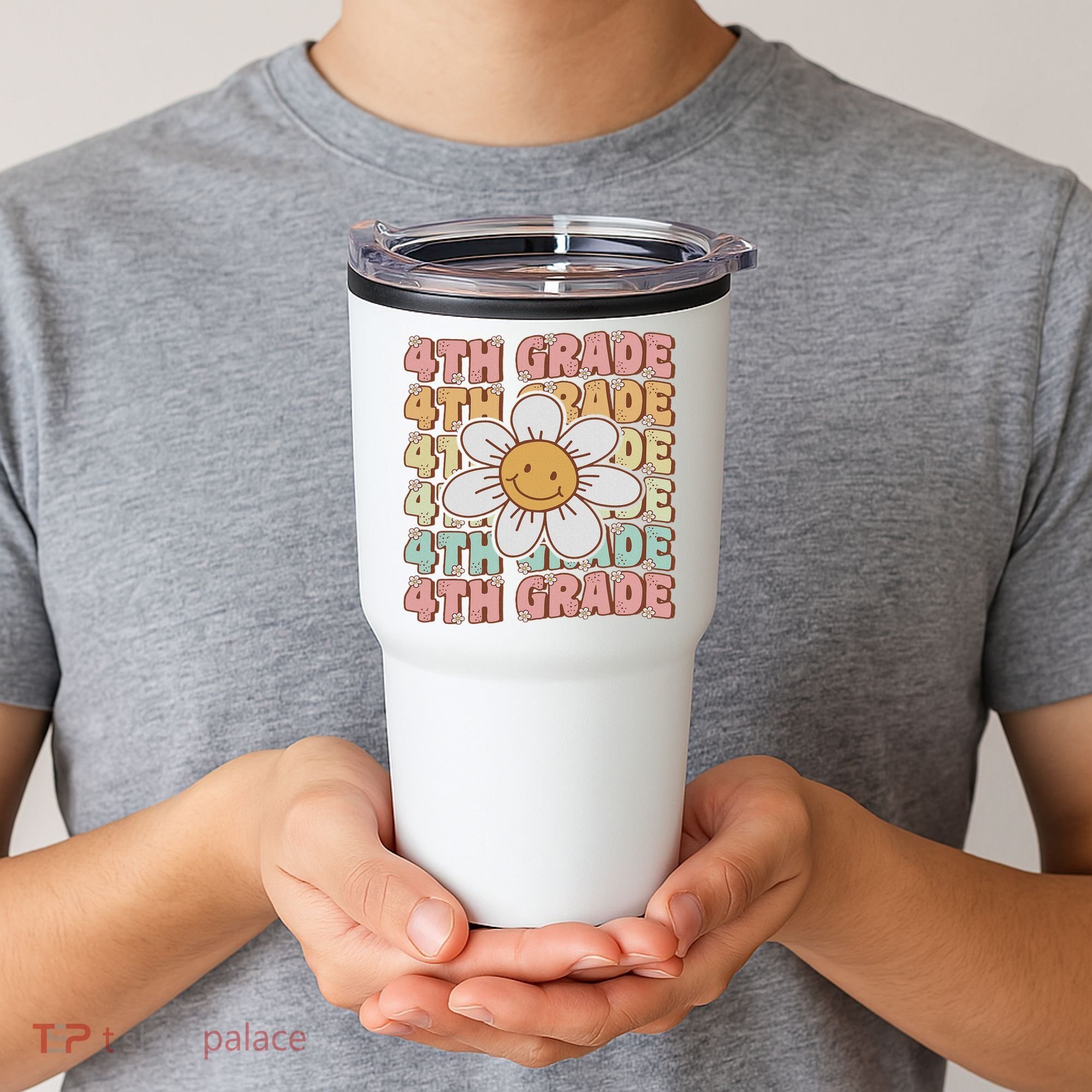 Groovy 4th Grade Back To School First Day Of Fourth Grade Tumbler