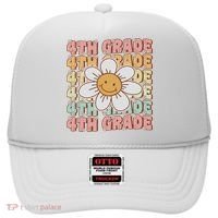 Groovy 4th Grade Back To School First Day Of Fourth Grade Hat thumb 0