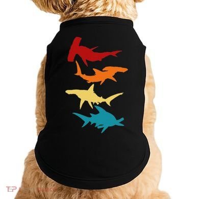 Great 4 Hammerhead Sharks Gift For Divers Doggie Tank