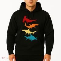Great 4 Hammerhead Sharks Gift For Divers Hoodie thumb 2