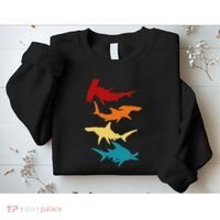 Great 4 Hammerhead Sharks Gift For Divers Sweatshirt thumb 2