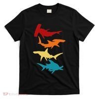 Great 4 Hammerhead Sharks Gift For Divers T-Shirt thumb 0