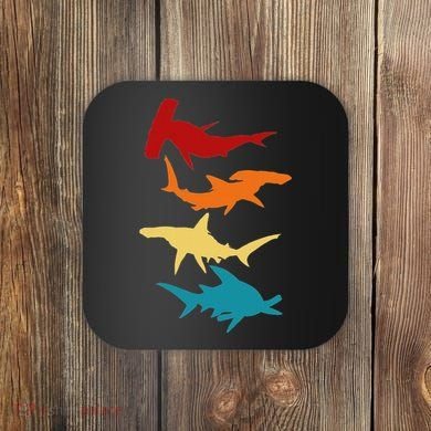Great 4 Hammerhead Sharks Gift For Divers Coaster