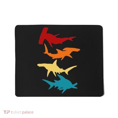 Great 4 Hammerhead Sharks Gift For Divers Mousepad