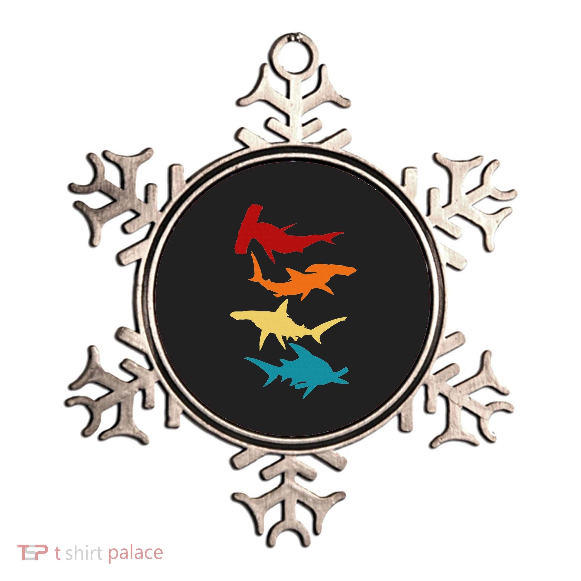 Great 4 Hammerhead Sharks Gift For Divers Ornament