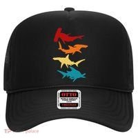 Great 4 Hammerhead Sharks Gift For Divers Hat thumb 0