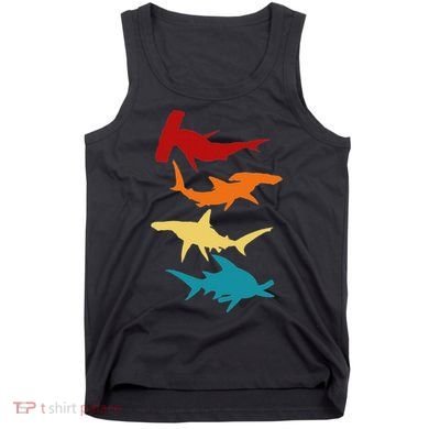 Great 4 Hammerhead Sharks Gift For Divers Tank Top