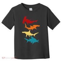 Great 4 Hammerhead Sharks Gift For Divers Toddler T-Shirt thumb 0