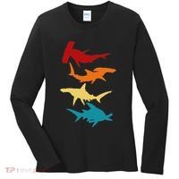 Great 4 Hammerhead Sharks Gift For Divers Women's Long Sleeve Shirt thumb 0