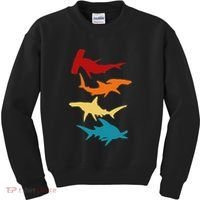 Great 4 Hammerhead Sharks Gift For Divers Kids Sweatshirt thumb 0