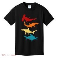 Great 4 Hammerhead Sharks Gift For Divers Kids T-Shirt thumb 0