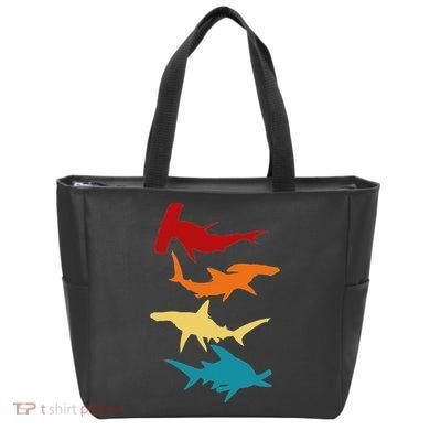 Great 4 Hammerhead Sharks Gift For Divers Tote Bag