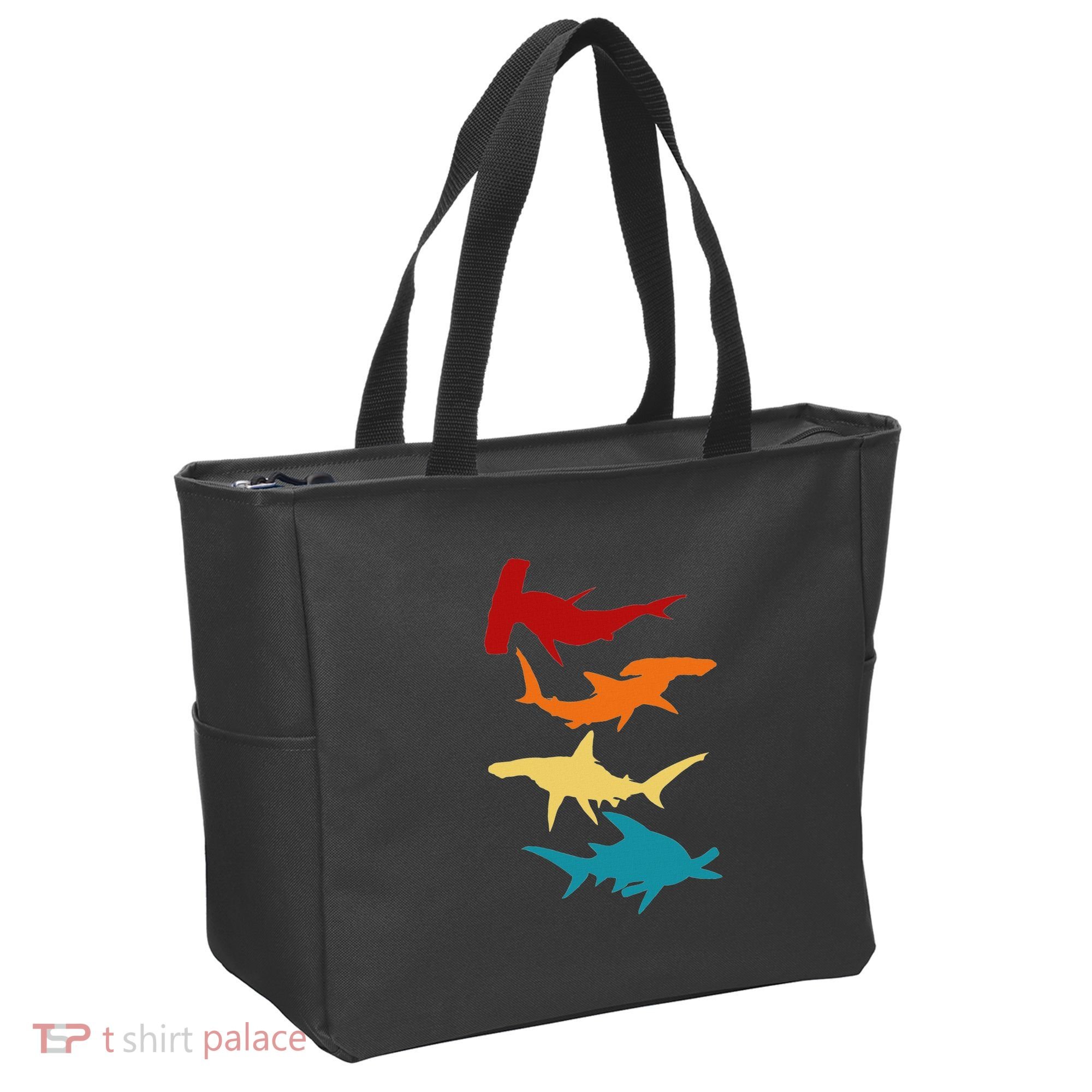 Great 4 Hammerhead Sharks Gift For Divers Tote Bag