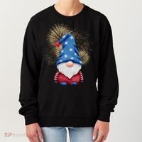 Gnome 4th Of July Firework Women's Sweatshirt thumb 0