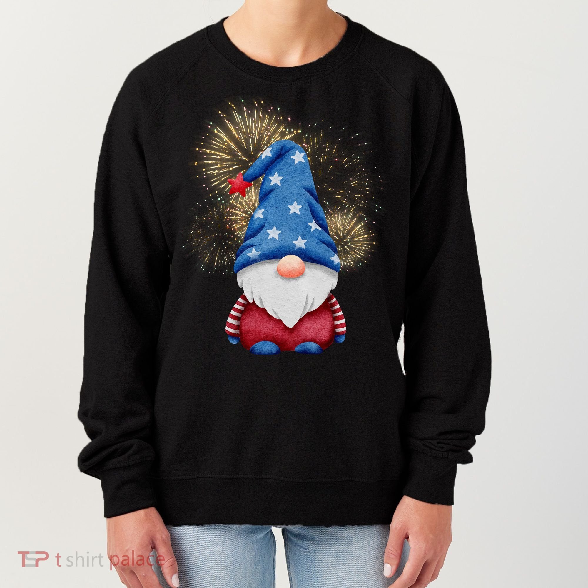 Gnome 4th Of July Firework Women's Sweatshirt