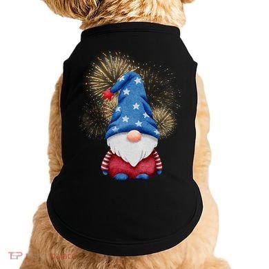 Gnome 4th Of July Firework Doggie Tank