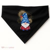 Gnome 4th Of July Firework USA-Made Doggie Bandana thumb 0