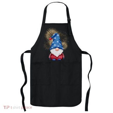 Gnome 4th Of July Firework Apron