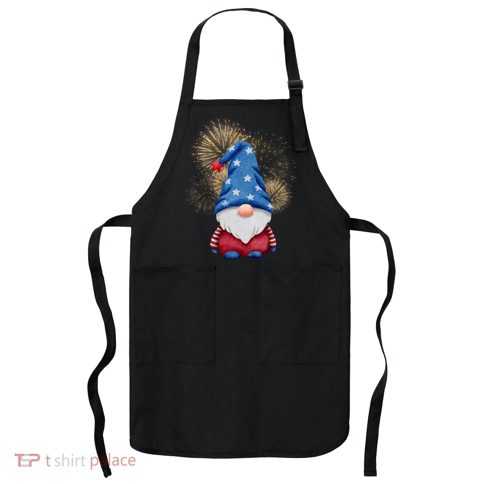 Gnome 4th Of July Firework Apron