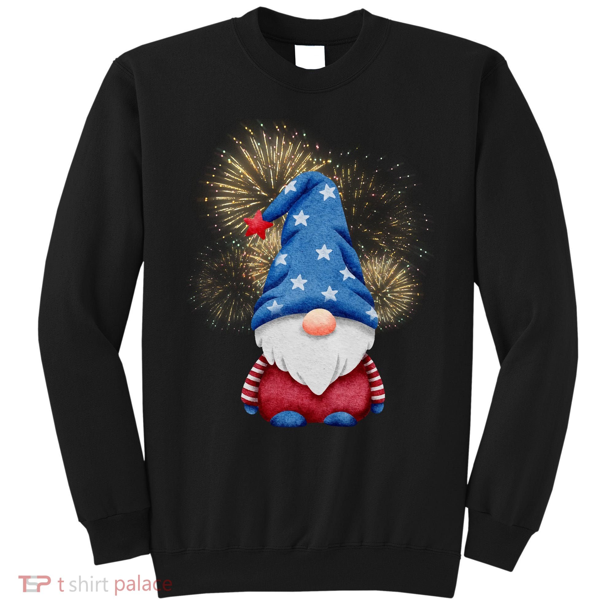 Gnome 4th Of July Firework Sweatshirt