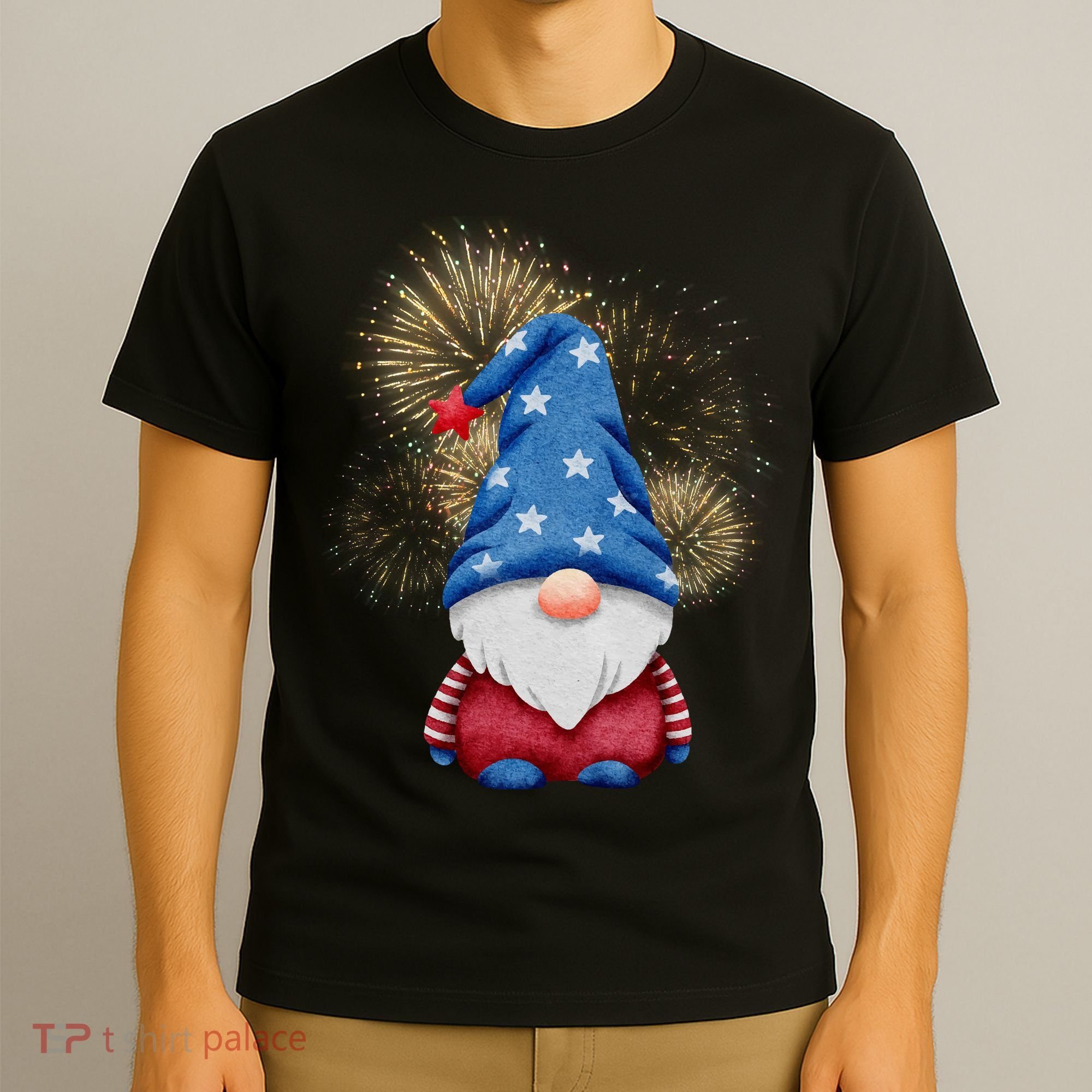 Gnome 4th Of July Firework T-Shirt