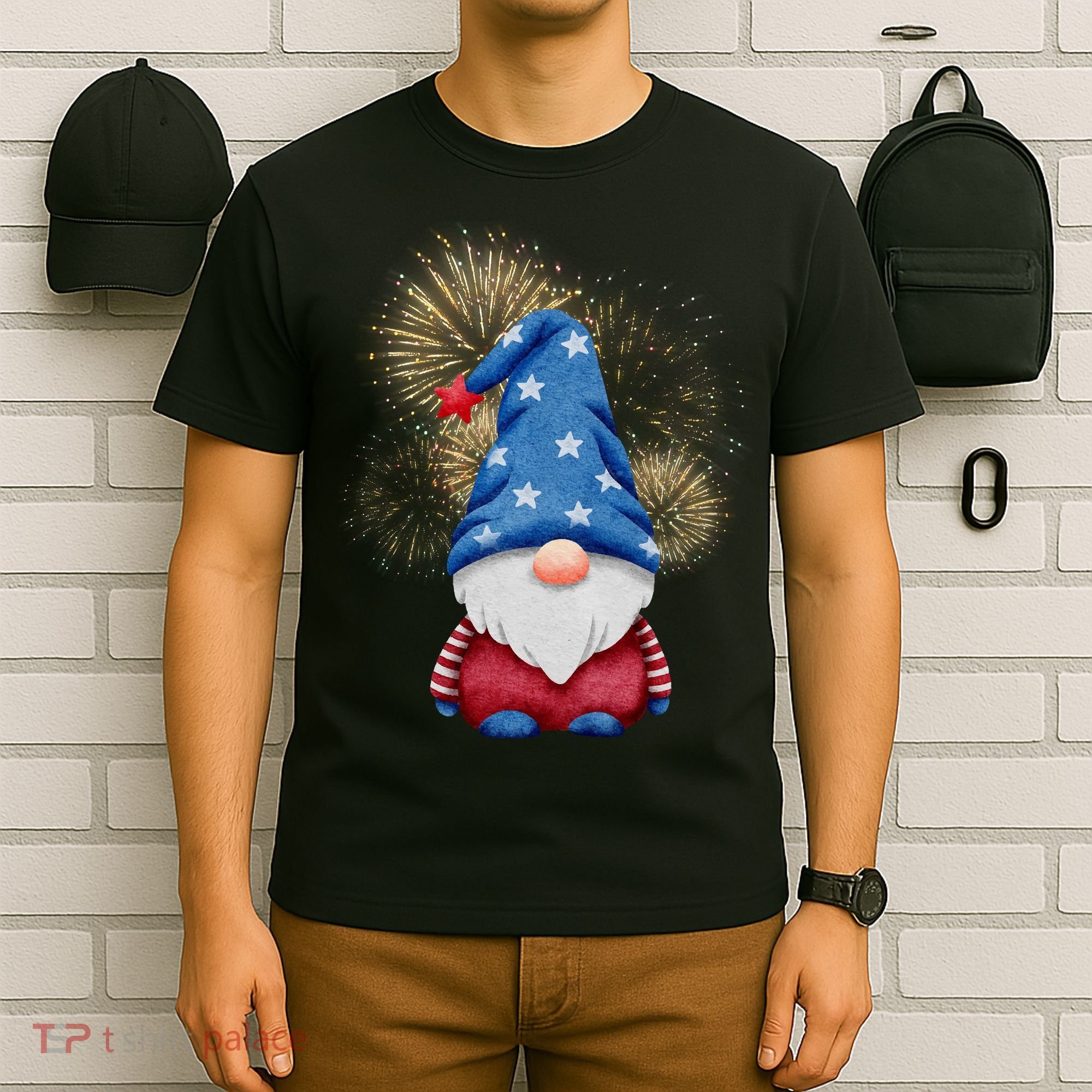 Gnome 4th Of July Firework T-Shirt