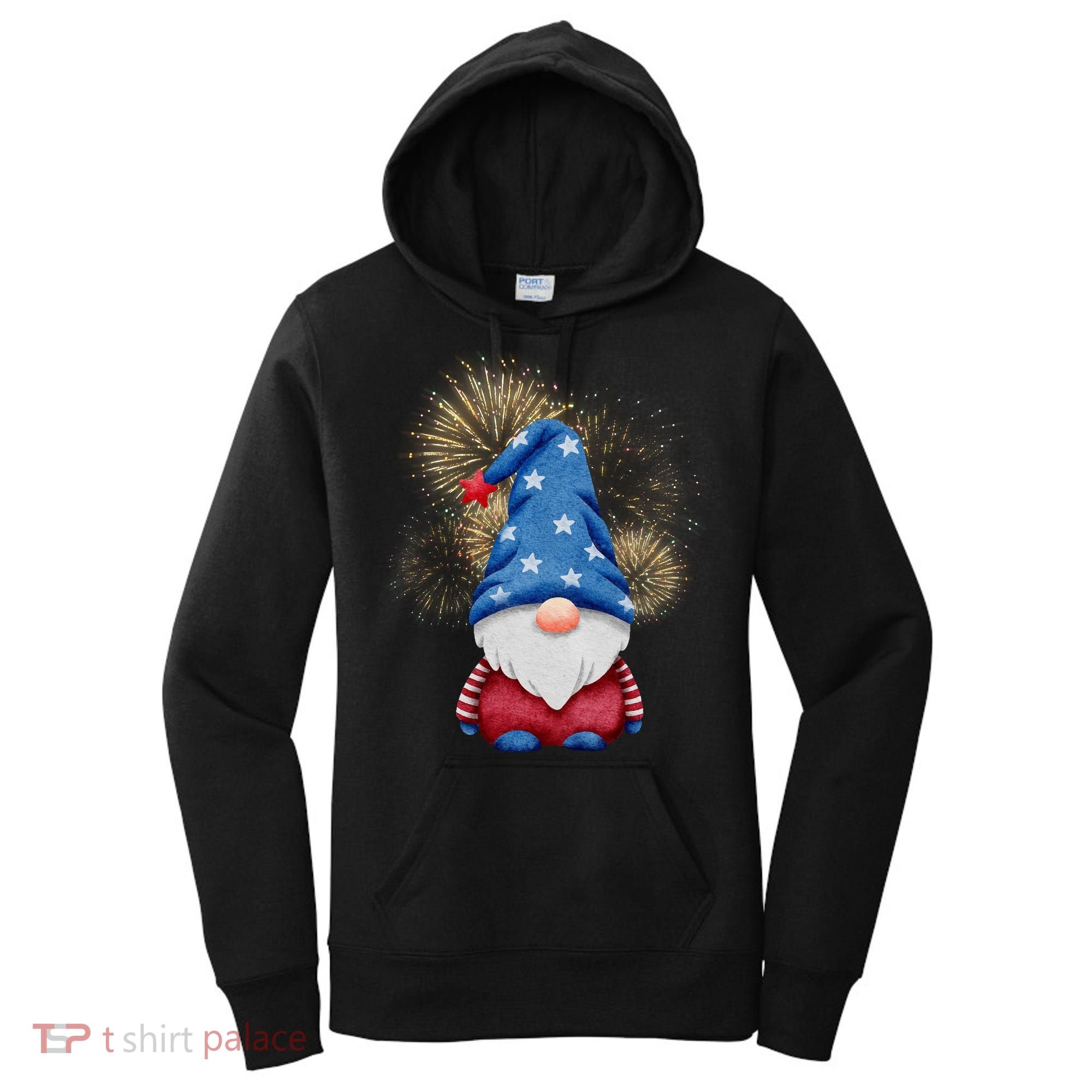 Gnome 4th Of July Firework Women's Hoodie