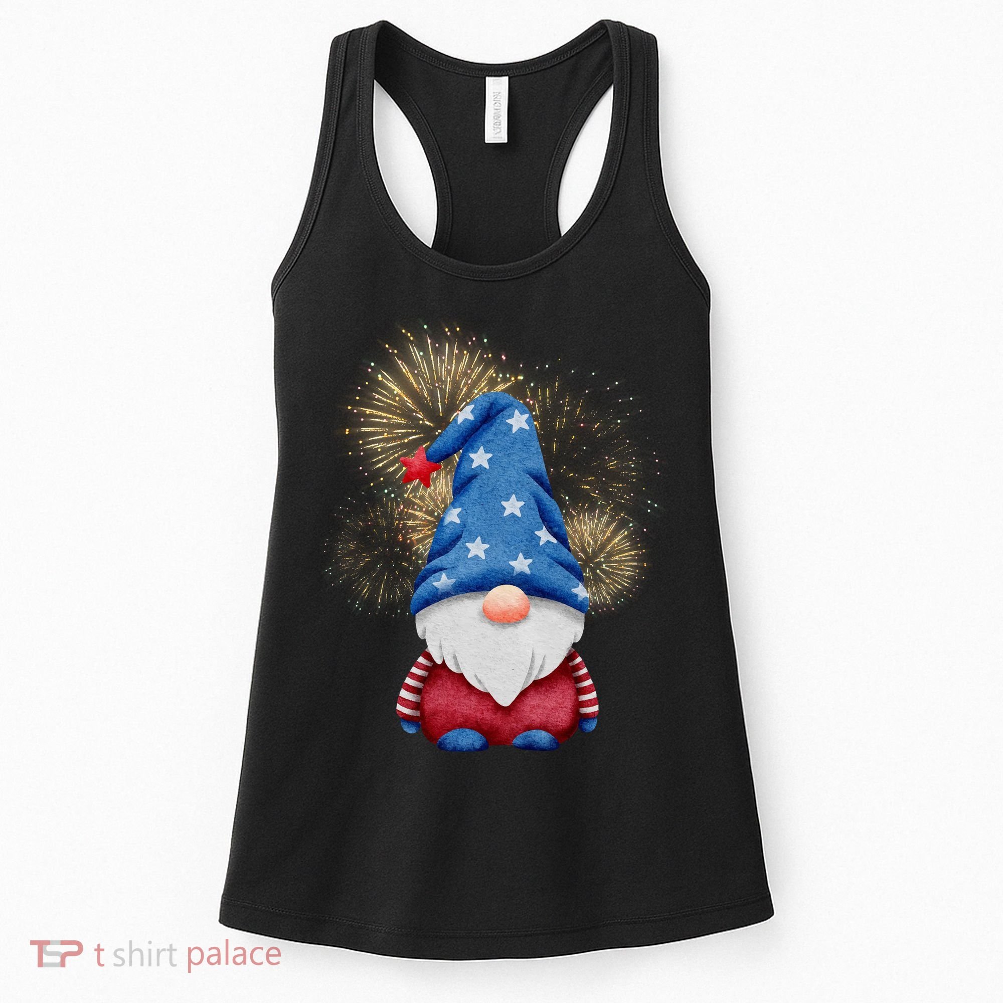 Gnome 4th Of July Firework Women's Tank Top