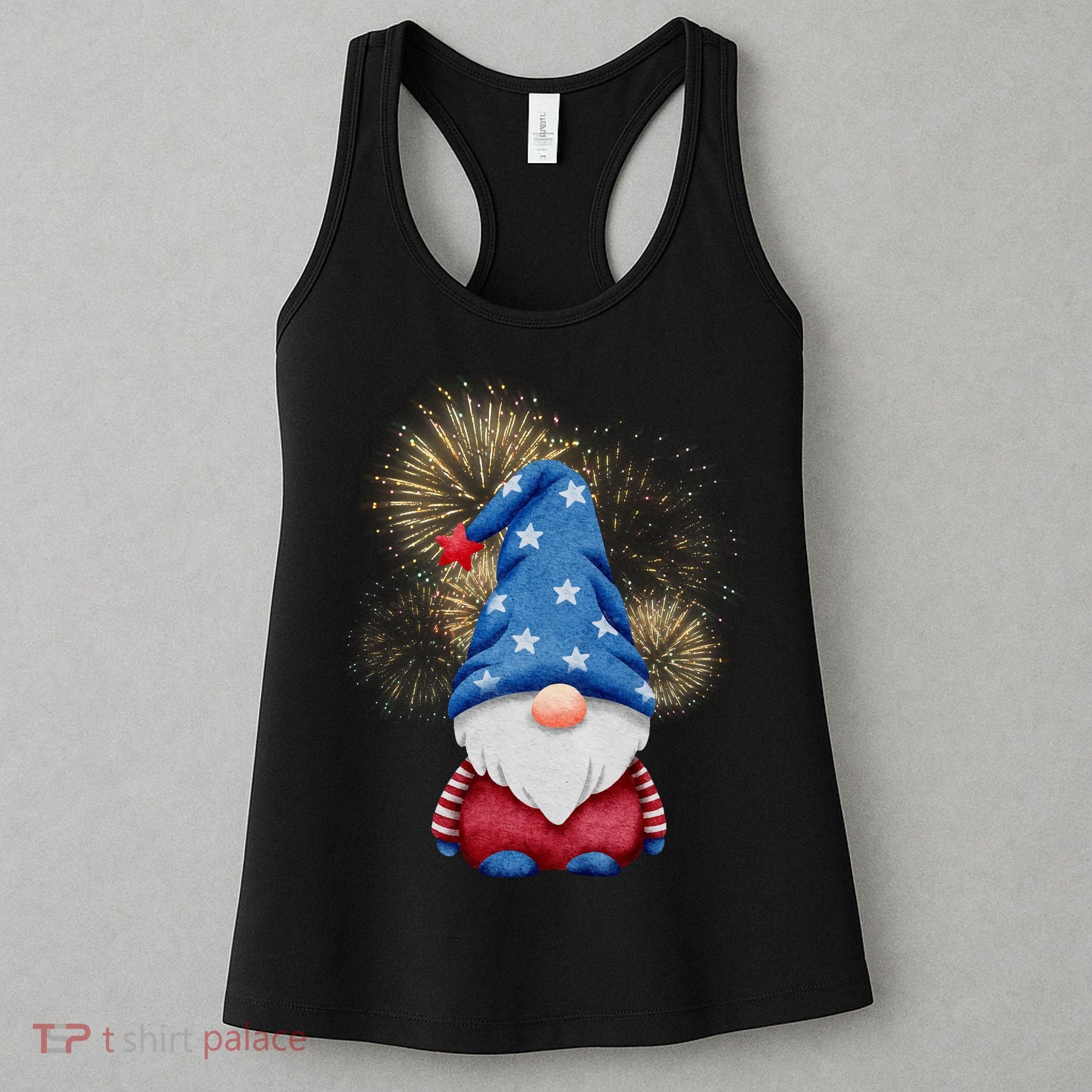 Gnome 4th Of July Firework Women's Tank Top
