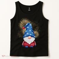 Gnome 4th Of July Firework Tank Top thumb 2