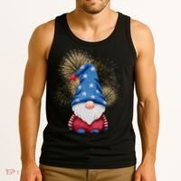 Gnome 4th Of July Firework Tank Top thumb 3