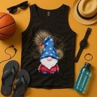 Gnome 4th Of July Firework Tank Top thumb 4