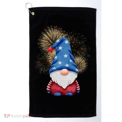 Gnome 4th Of July Firework Golf Towel
