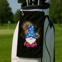 Gnome 4th Of July Firework Golf Towel thumb 2