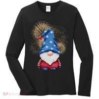 Gnome 4th Of July Firework Women's Long Sleeve Shirt thumb 0