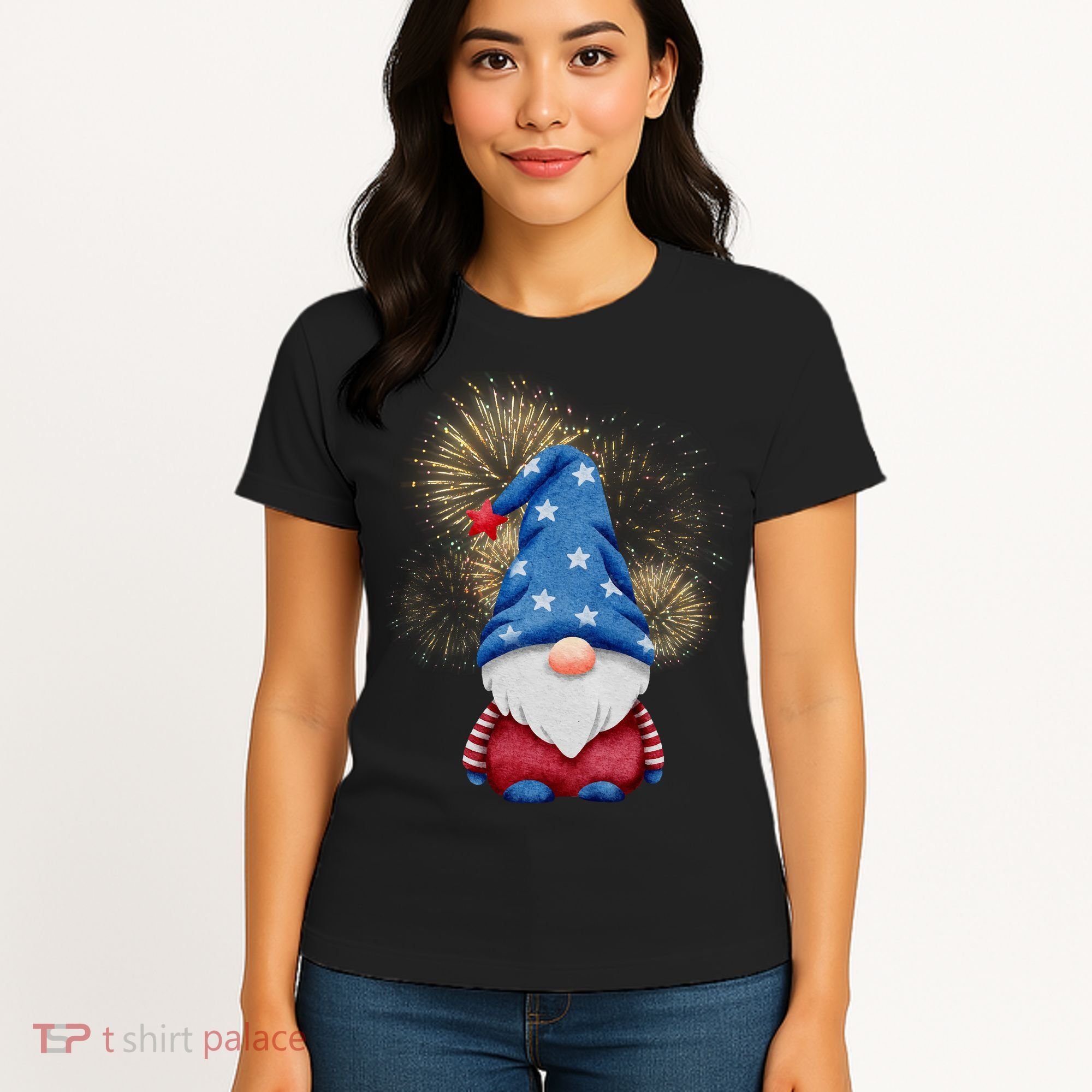 Gnome 4th Of July Firework Women's T-Shirt