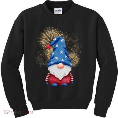 Gnome 4th Of July Firework Kids Sweatshirt