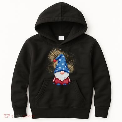 Gnome 4th Of July Firework Kids Hoodie