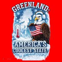Greenland 51st America's Coolest State Santa Hat thumb 1