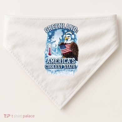 Greenland 51st America's Coolest State USA-Made Doggie Bandana
