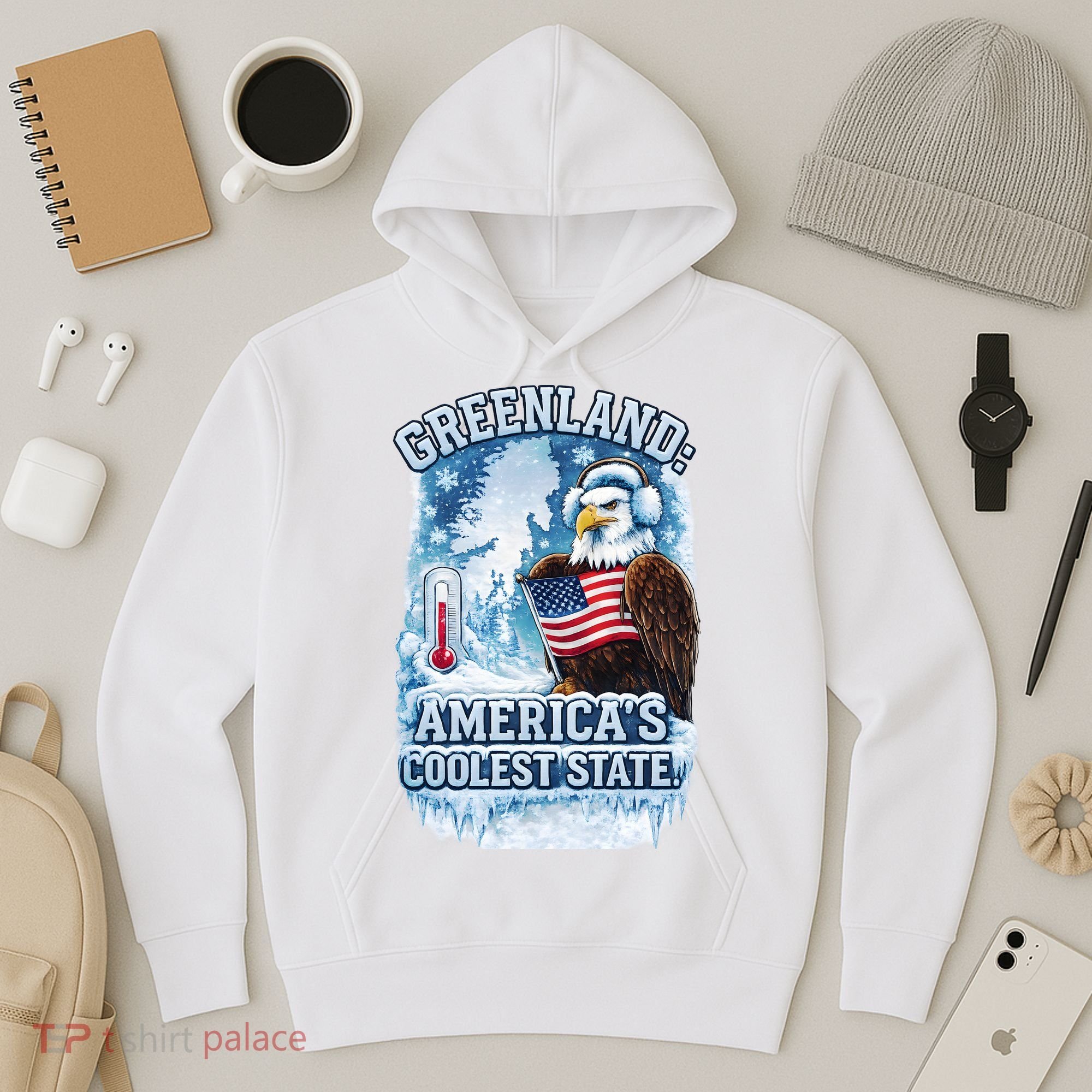 Greenland 51st America's Coolest State Hoodie