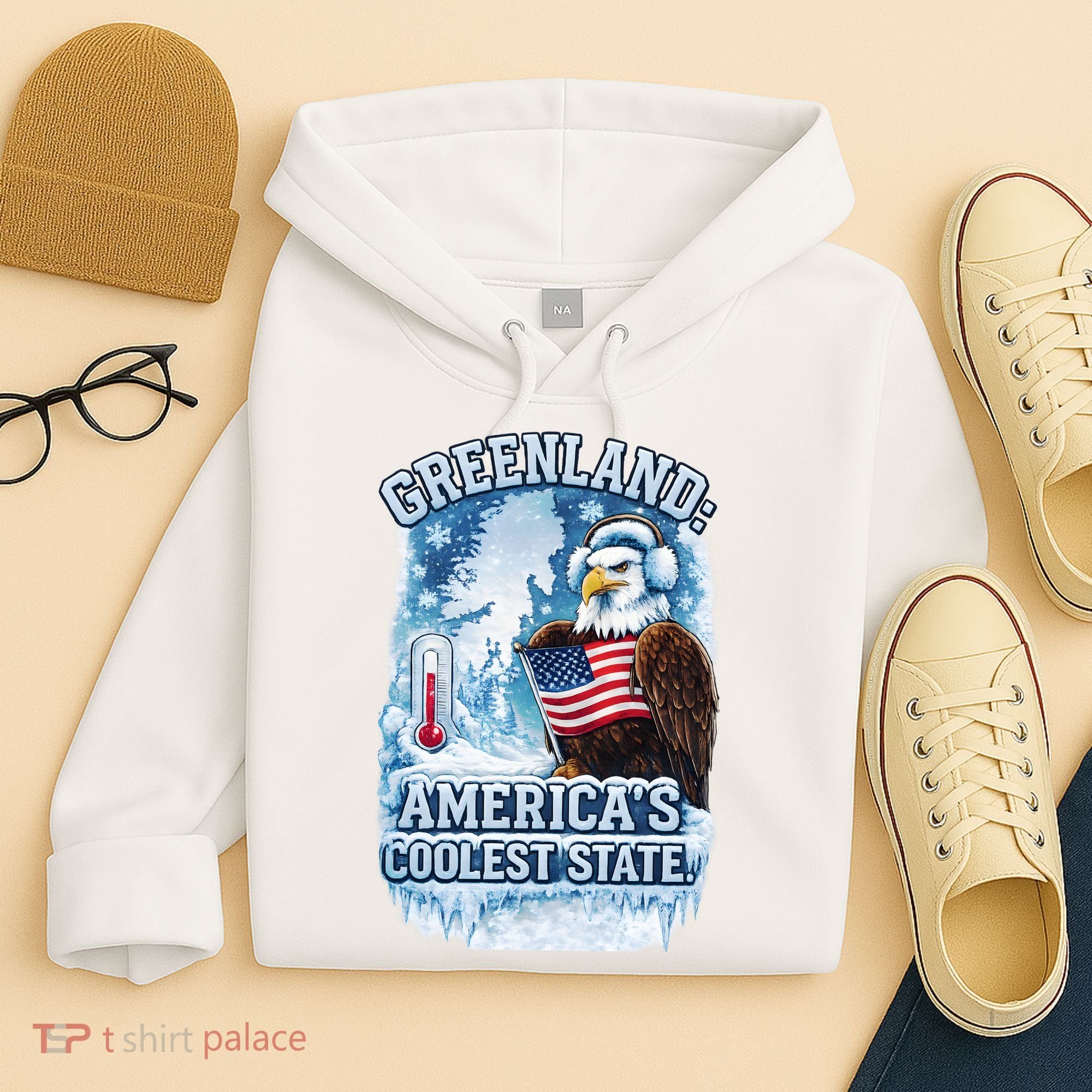 Greenland 51st America's Coolest State Hoodie