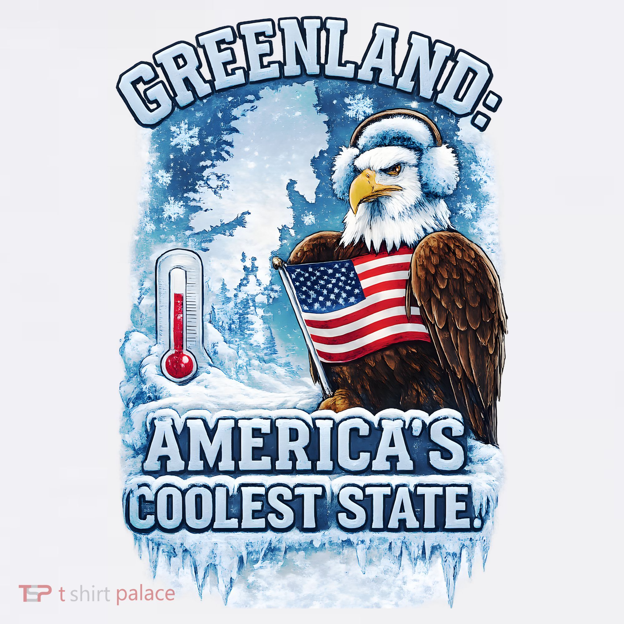 Greenland 51st America's Coolest State Women's Hoodie