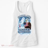 Greenland 51st America's Coolest State Women's Tank Top thumb 0